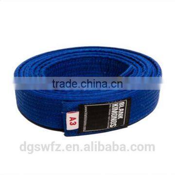 latest design custom made high quality pearl weave fabric hemp jiujitsu belt hemp bjj belt jiu jitsu belt