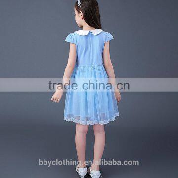 Preppy Style Girls Clothes Cap Sleeve Princess 2017 Summer Girls Party Tutu Dress photo-3