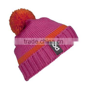 Plastic High Quality Korean Pom Pom Beanie Hat photo-2