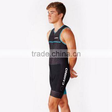 High Quality Triathlon Clothing for Man and Ladies, Ykk 3/4 Hidden Zippers, Comfortable Material for Triathlon Suit photo-6
