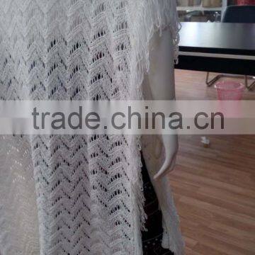 Wholesale Custom Fashion Apparel Woman Beautiful Wrap Front Cardigan Tassel Fringe Trim Designer Cardigan Sweater New Arrival photo-6