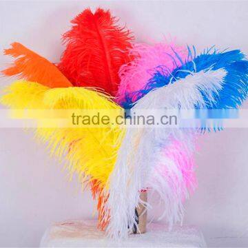 Wholesale elegant Ostrich feather shape 50-55cm latest Wedding Party decoration