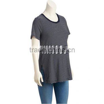 Organic Cotton v Neck Maternity t Shirts Maternity Clothing Wholesale photo-2