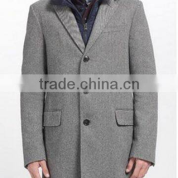 2014 Men Coat Formal Wear Offwhite color wool fabric