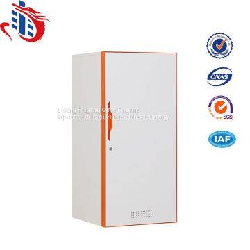 High quality single door double color design steel wardrobe