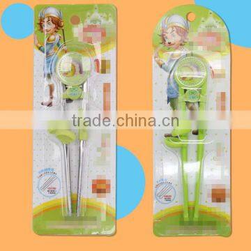 2017 Colorful baby practice chopsticks kids feeding sets