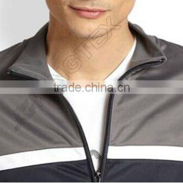 Color Block Track Jacket and Pants,Simple Color Blocking Track Jacket and Pants,2014 Stripe Style Jacket Sets photo-5