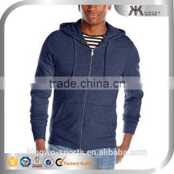 High Quality Mens Plain Hoodies Zippered Cotton Hood Casual Daily Wear