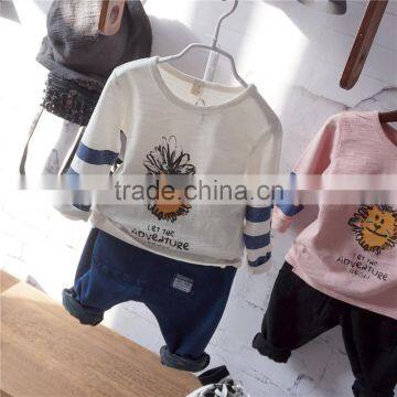 S16450A 2017 Spring New Arrival 100% Cotton Childrens Casual Sweatshirt photo-2