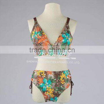 Sunnytex Swimwear & Beachwear OEM Wholesale High Waist Fashion Bikini Swimwear