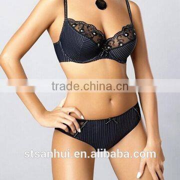 the New Transparent Soft Cup Bra and Panty Lingeries Women Underwear