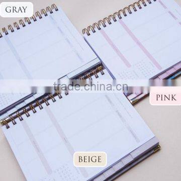 Customize A4/A5/A6 Different Kinds of Planner /noteboo/diary Planner /wire-o Planner With Emboss/deboss Logo , photo-4