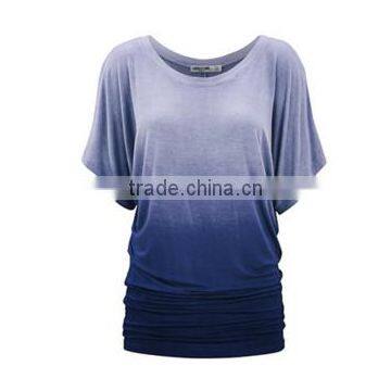 Autumn Europe and the United States Foreign Trade Easy Leakage Shoulder Lady T-shirt With Short Sleeves photo-6