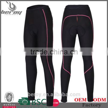 BEROY wholesale winter bicycle pants, cheap women cycling bottoms