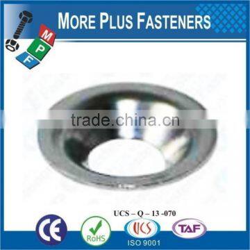 Made in Taiwan Black Countersunk Brass Finish Metric Surface Countersunk Cup Steel Stainless Steel Finishing Washer photo-4