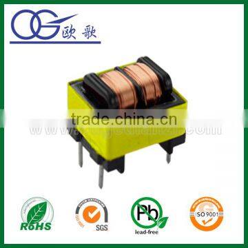 EE8.3 horizontal double slot Switching power transformer pin2+2 ,24V 12V 5V 24 volt transformer