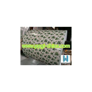 prepainted flower pattern ppgi from china