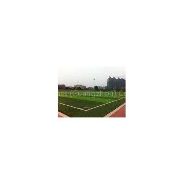 Green Football Playground Synthetic Grass , Playground Fake Grass For Outside