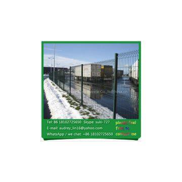 Cheap outdoor welded wire mesh clear city transit fencing