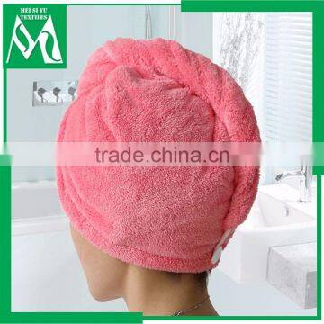 Organic cotton hair turban towel shower cap