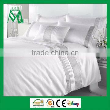 5 star luxury hotel linen 100% cotton white king size bedding set