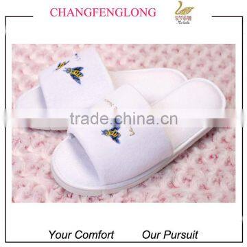 Cotton Terry Velour Disposable Hotel Slipper photo-4