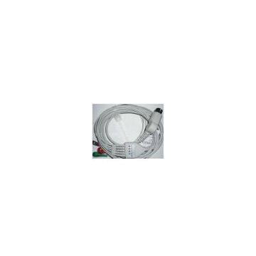 One piece ECG cable 5 leads RSD E019