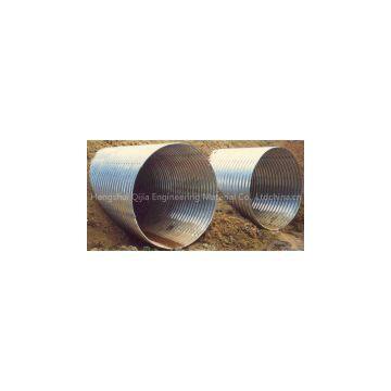 corrugated steel culvert pipe components