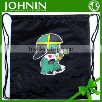 Custom design nylon promotional JOHNIN Drawstring backpack bag