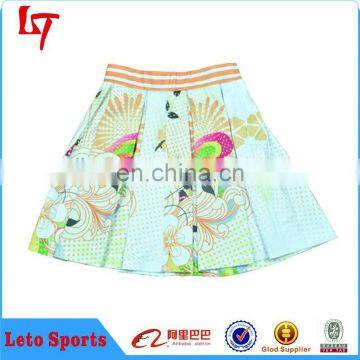 High Quality Lady Polyester Skirt/Latest Design Wholesale Sundress Flower Fashion Skirt/European Street Pleated Skirt