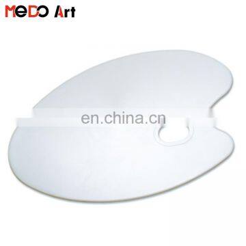 43x30cm Plastic Flat Oval Painting Palette