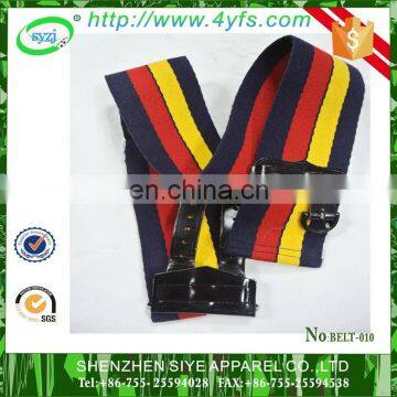 Nylon Custom Belt with Leather buckle