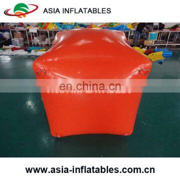 Square Shape Red Inflatable Swim Buoys With Logo For Water Games photo-2