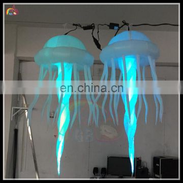 multicolor inflatable jellyfish balloon , led inflatable jellyfish , inflatable aurelia