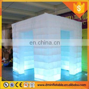 lighting inflatable photo booth for outdoors promotion