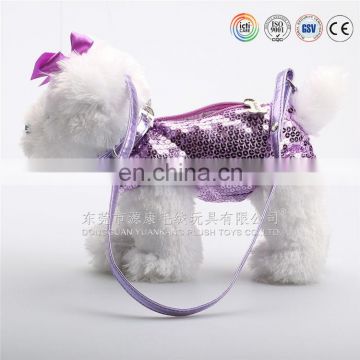 Plush Lovely Soft animal dog Shaped bag