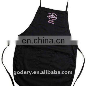 Black Heavy Canvas Kitchen Aprons