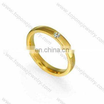 Gold plated ring jewelry stainless steel ring blanks wholesale women