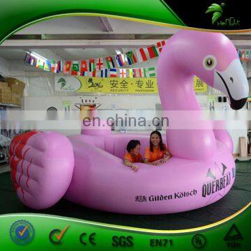 Giant Pink Inflatable Swan Swimming Pool Toys photo-3