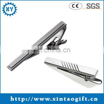 Fashion Men Necktie Silver Tone Metal Clamp Jewelry Decor Tie Clip