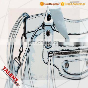 Custom Creative Design Offset Printed Silk Ribbon Tape Handle Paper Bag photo-4