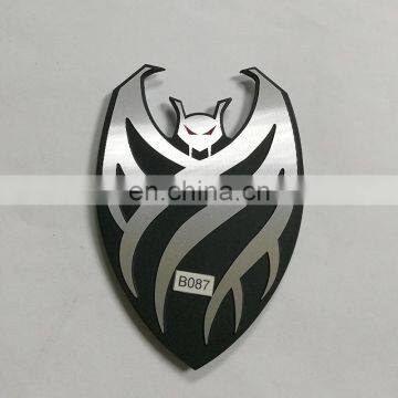 customized engraving bat figure metal nameplates