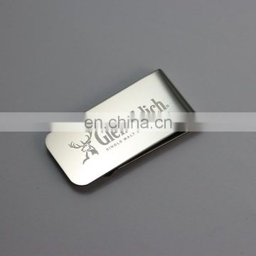 laser engrave stainless steel bar money clips