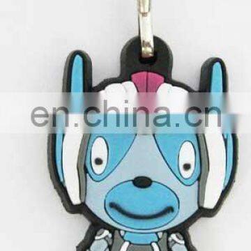 promotional custom 2d soft PVC keychain