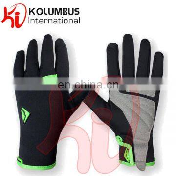 Waterproof Riding Racing Bike Gel Cycling Full Finger Shockproof Gloves, Black Sports Racing Cycle Gloves For Ladies And Gents