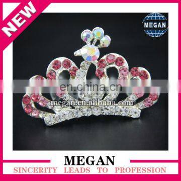 Wholesale little tiara for kids beautiful tiara hair accessory with rhinestone