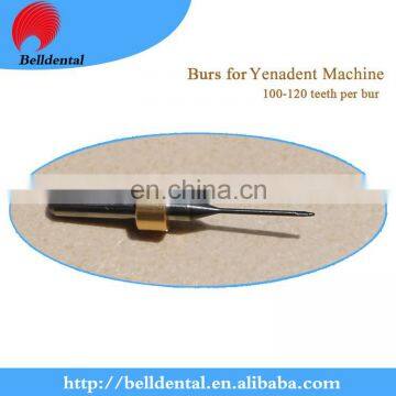 CAD CAM System DLC Coating Dental Zirconia Milling Burs for Yenadent photo-3