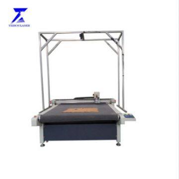 Ccd camera oscllating knife cutting machine