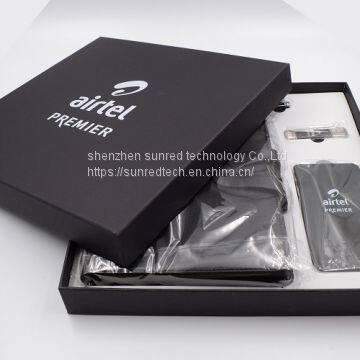 Custom 4 in 1 Christmas Corporate Gift Set, Promotional Business Gift Set Luxury 2018 with Notebook