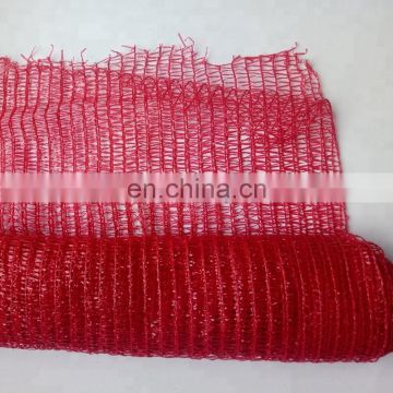 pe plastic raschel mesh bags on rolls